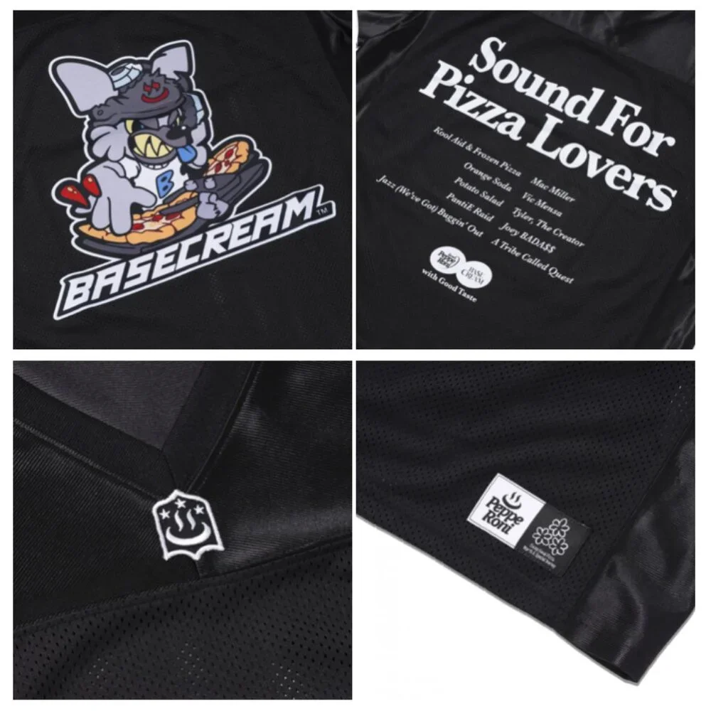 (NWOT) BASE CREAM x PPRN ‘KUKA’ Korea Unisex Football Jersey (Black) - Picture 6 of 16